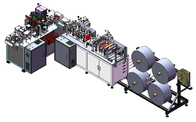آلة قناع مسطح مقاوم للأتربة ثلاثية الأبعاد Kf94 Kn95 N95 100-130 قطعة / دقيقة